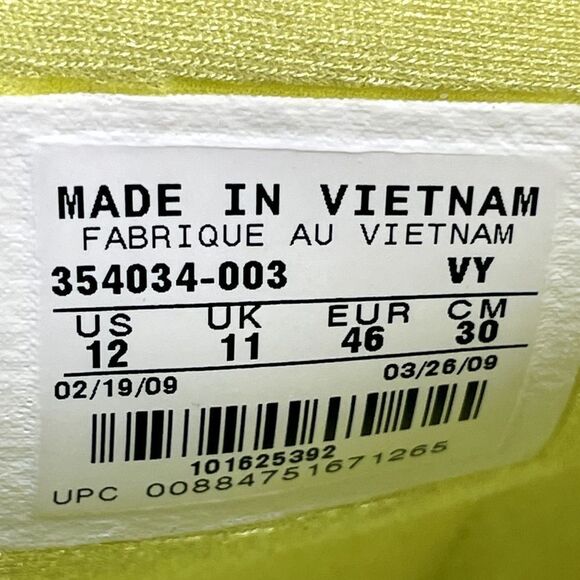 Nike RT1 High Men's Size 12 Blue Yellow/Gray Sneakers Shoes Kanye 354034-003 - Picture 7 of 8